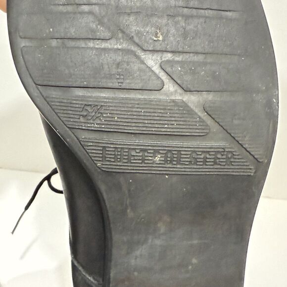 La Canadienne Leather Booties Black Womens Size 8 Lace Up & Zip Up - Picture 9 of 12